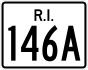 Route 146A marker