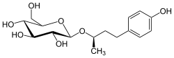 Chemical structure of Rhododendrin