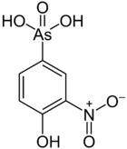 Skeletal formula of roxarsone