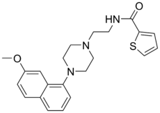 Skeletal formula of S-14671