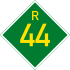 Provincial route R44 shield