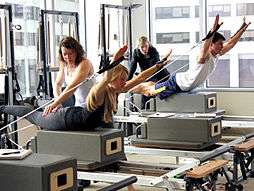 Stott Pilates Reformer class at Toronto Corporate Training Center.