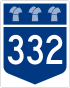 Saskatchewan Highway 332 shield