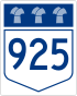 Saskatchewan Highway 925 shield