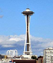 The space needle in Seattle