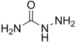 Skeletal formula of semicarbazide