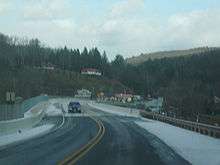 The current Shohola–Barryville Bridge, looking towards New York