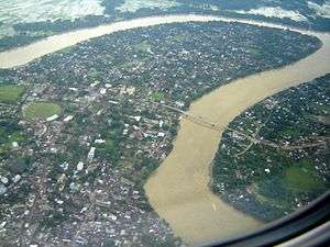 View from an aeroplane