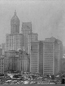 Singer, City Investing & Hudson Terminal Buildings, New York City (1909).