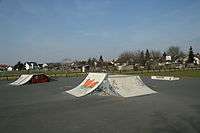 Two funbox variations in the same park in Pfungstadt.