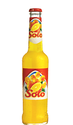 Solo glass bottle.