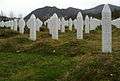 Srebrenica massacre memorial gravestones 2009 2.jpg