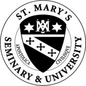 The seal of St. Mary's College and University