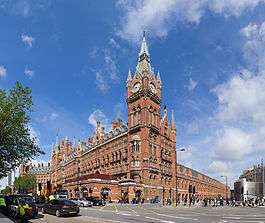 St Pancras Station from Euston road