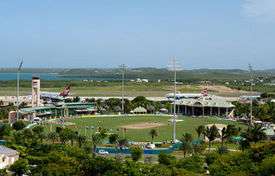 A view of the Stanford Cricket Ground in Osbourn, Saint George Parish, Antigua