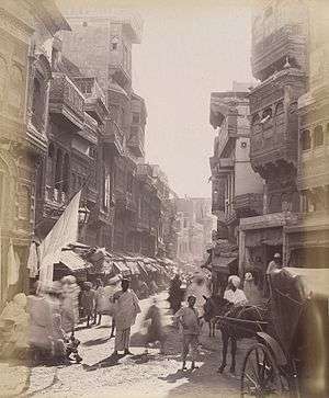 Street scene of Lahore.