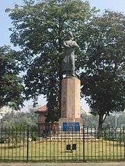 Statue in a garden