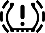 TPMS system failure icon