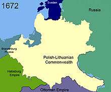 Poland losing Podolia in 1672