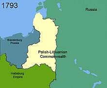 2nd partition of Poland in 1793