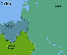 Third partition of Poland in 1795