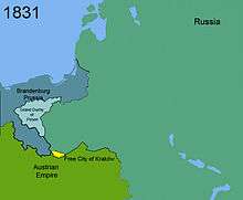 Territorial changes of Poland 1831