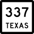 State Highway 337 marker