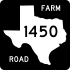 Farm to Market Road 1450 marker