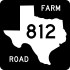 Farm to Market Road 812 marker