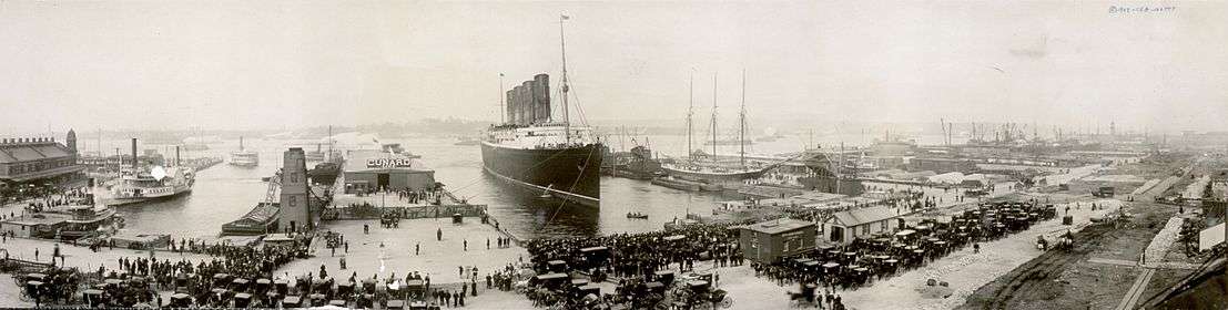 The  arriving in New York in 1907.