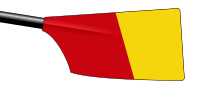 Image showing the rowing club's blade colours