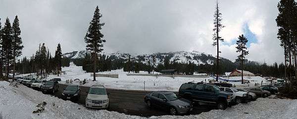 Tiber Creek area of Kirkwood Mountain Resort with beginner trails, lessons, tubing and snowmobile course.