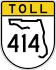 State Road 414 toll marker