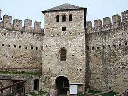 Tower with gate of the fortress.jpg