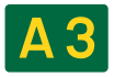 A3 road shield