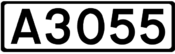 A3055 road shield