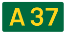 A37 road shield