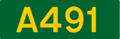 A491 road shield