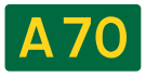 A70 road shield