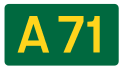 A71 road shield