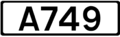 A749 road shield