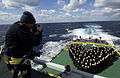 US Navy 040214-N-5319A-003 Canadian Navy, Master Corporal Christopher Kelly photographs the crew of the Canadian Navy Halifax-class patrol frigate, HMCS Toronto (FFH 333) on Valentine^rsquo,s Day.jpg