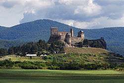 Medieval Boldogkő castle, near the village