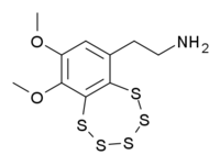 Skeletal formula of varacin