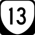 State Route 13 marker