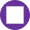 White square in purple background