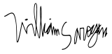 Saroyan's signature