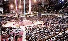 Internal view of  Faith Tabernacle