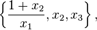 \left\{\frac{1+x_2}{x_1},x_2,x_3 \right\},