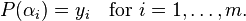  P(\alpha_i) = y_i \quad\text{for } i=1,\ldots, m. \, 